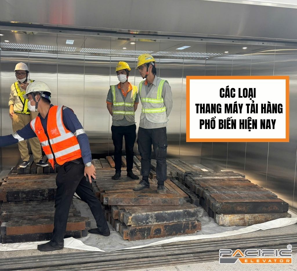 Các loại thang máy tải hàng phổ biến hiện nay
