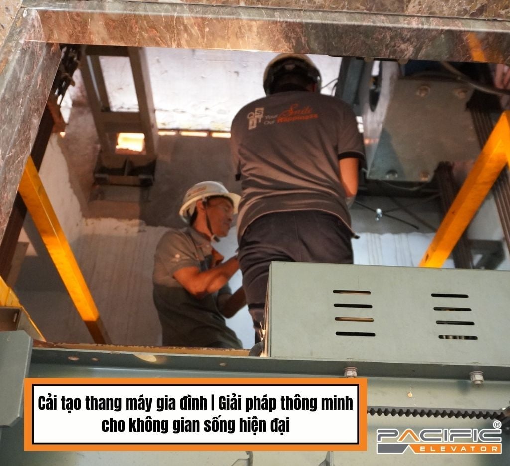 Cải tạo thang máy gia đình | Giải pháp thông minh cho không gian sống hiện đại