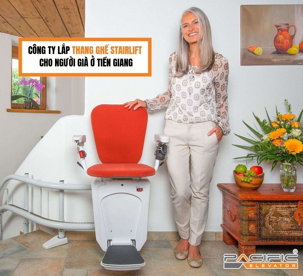 Công ty lắp thang ghế stairlift cho người già ở Tiền Giang