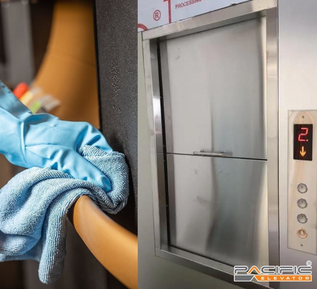 Hướng dẫn vệ sinh thang máy tải thực phẩm