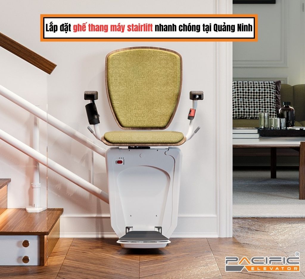Lắp đặt ghế thang máy stairlift nhanh chóng tại Quảng Ninh