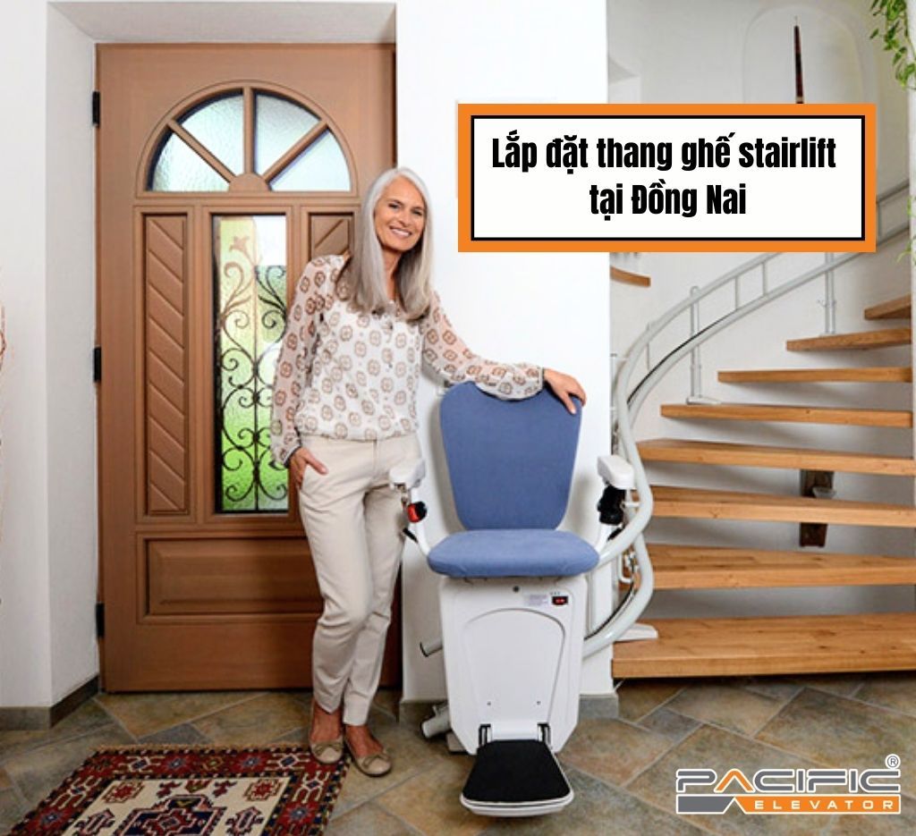 Lắp đặt thang ghế stairlift tại Đồng Nai