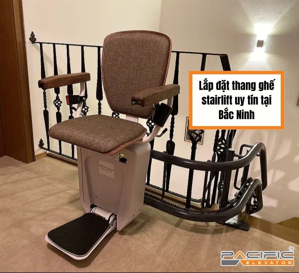 Lắp đặt thang ghế stairlift uy tín tại Bắc Ninh