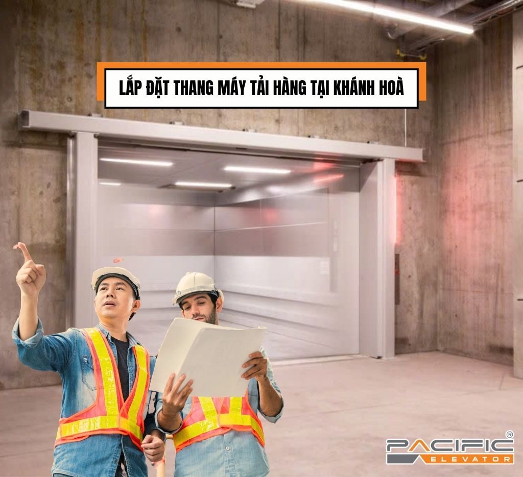 Lắp đặt thang máy tải hàng tại Khánh Hoà