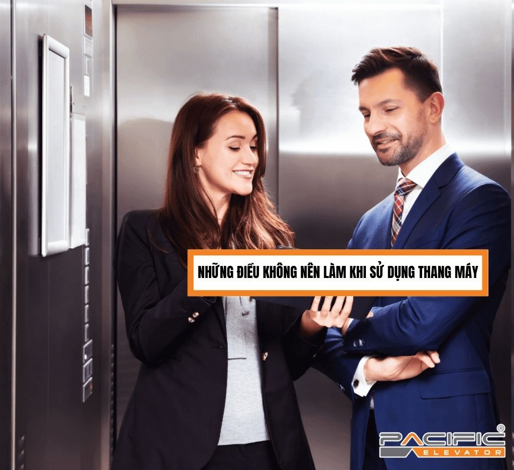 Những điều không nên làm khi sử dụng thang máy