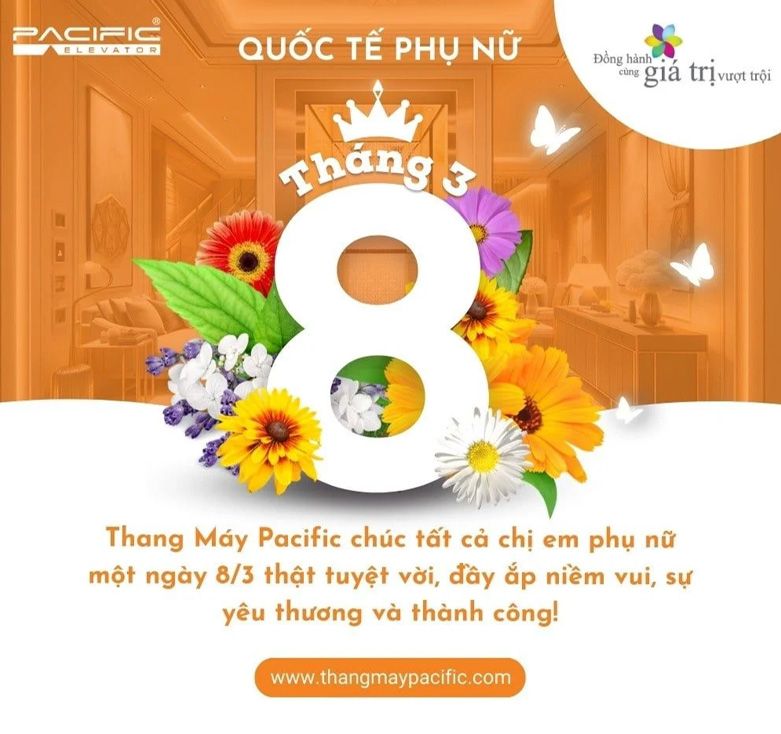 Chúc mừng Quốc Tế Phụ Nữ 8/3