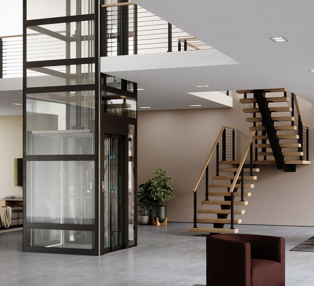 Tối ưu không gian với thang máy gia đình mini