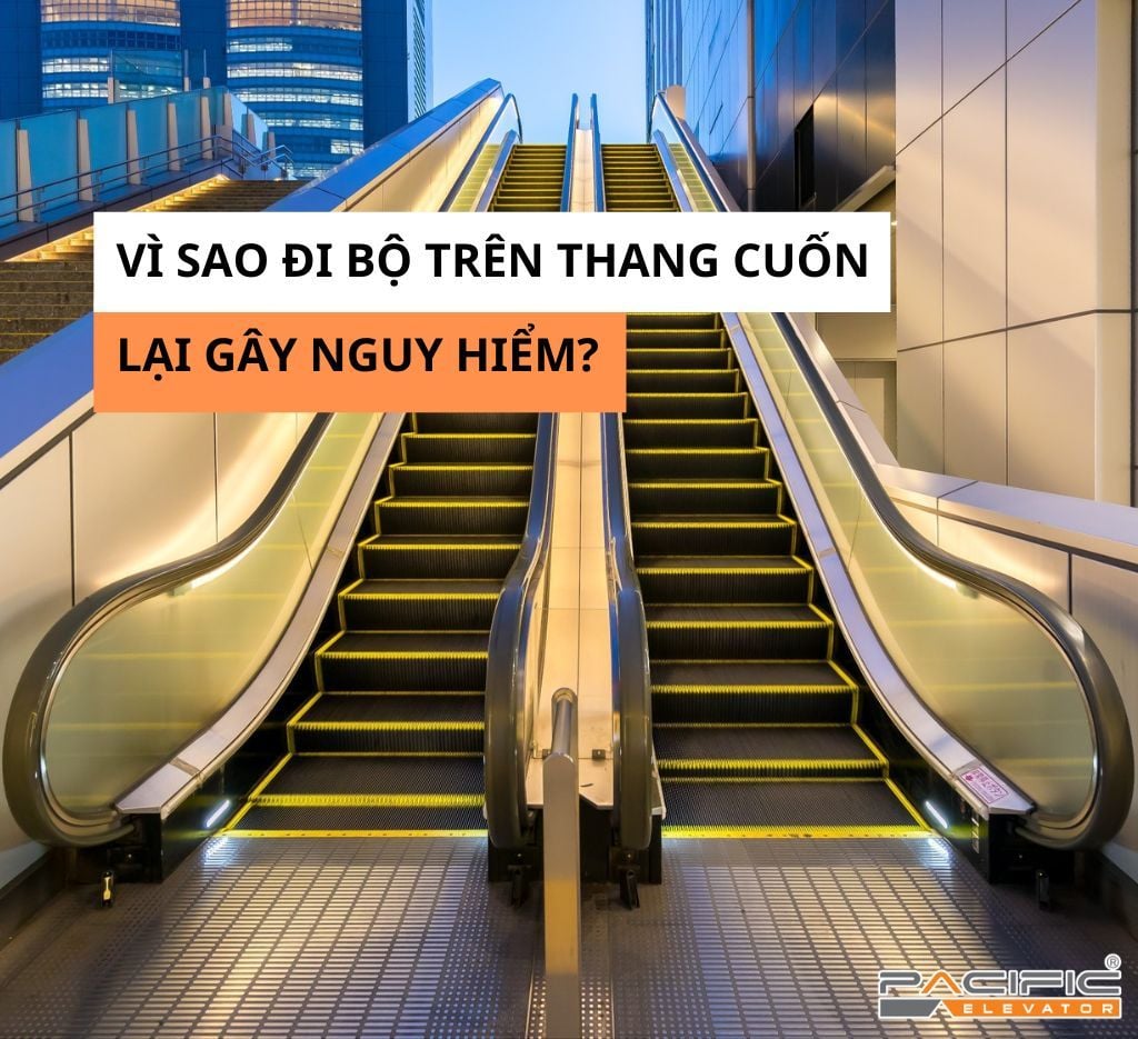 Vì sao đi bộ trên thang cuốn lại gây nguy hiểm?