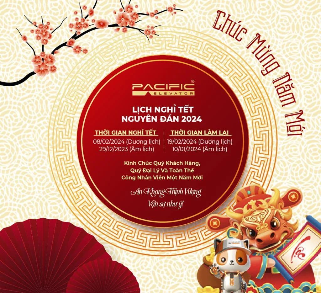 Thông báo lịch nghỉ Tết Nguyên Đán Giáp Thìn 2024