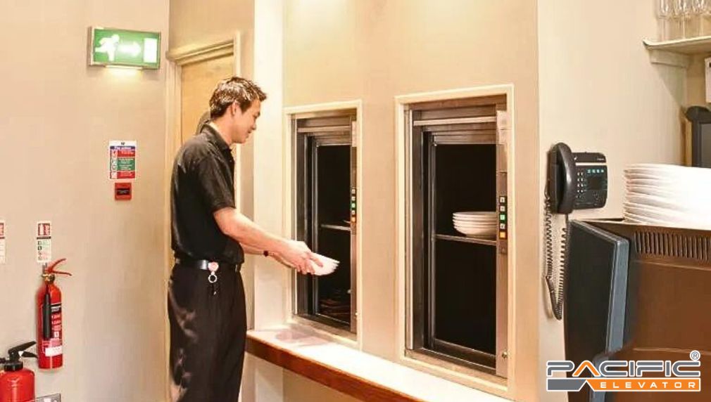 hình ảnh minh hoạ sử dụng thang máy tải thực phẩm