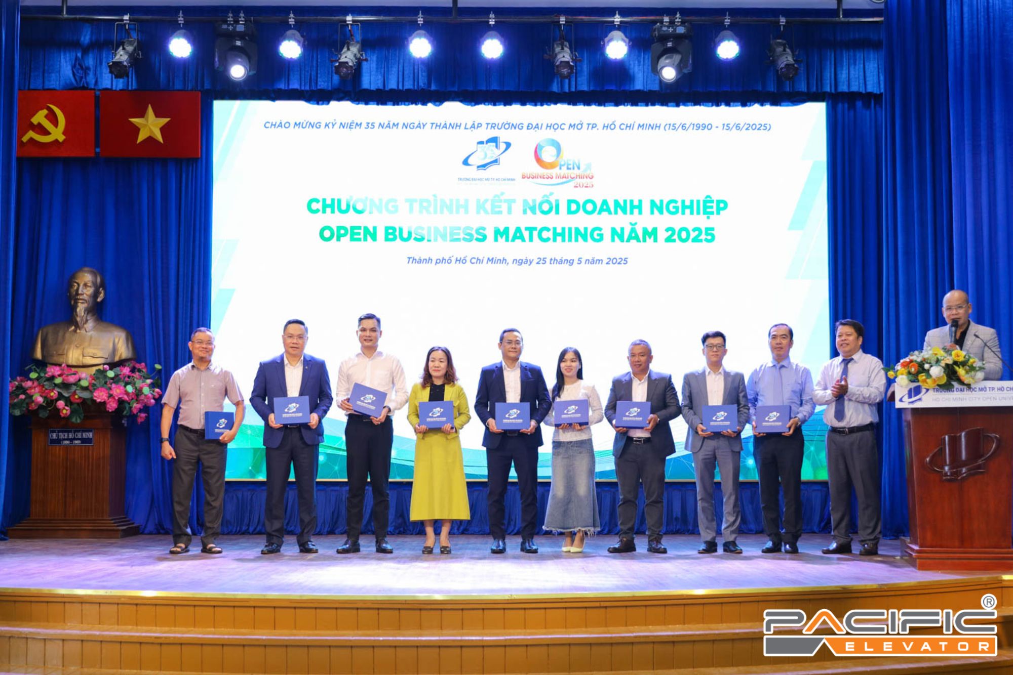Thang Máy Pacific tham gia chương trình kết nối doanh nghiệp 2025 tại Đại học Mở TPHCM