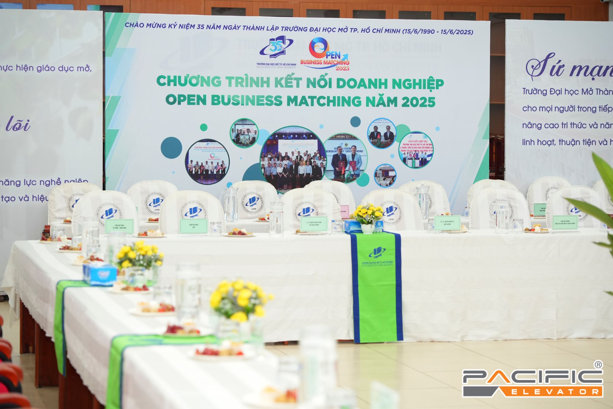 Thang Máy Pacific tham gia chương trình kết nối doanh nghiệp 2025 tại Đại học Mở TPHCM