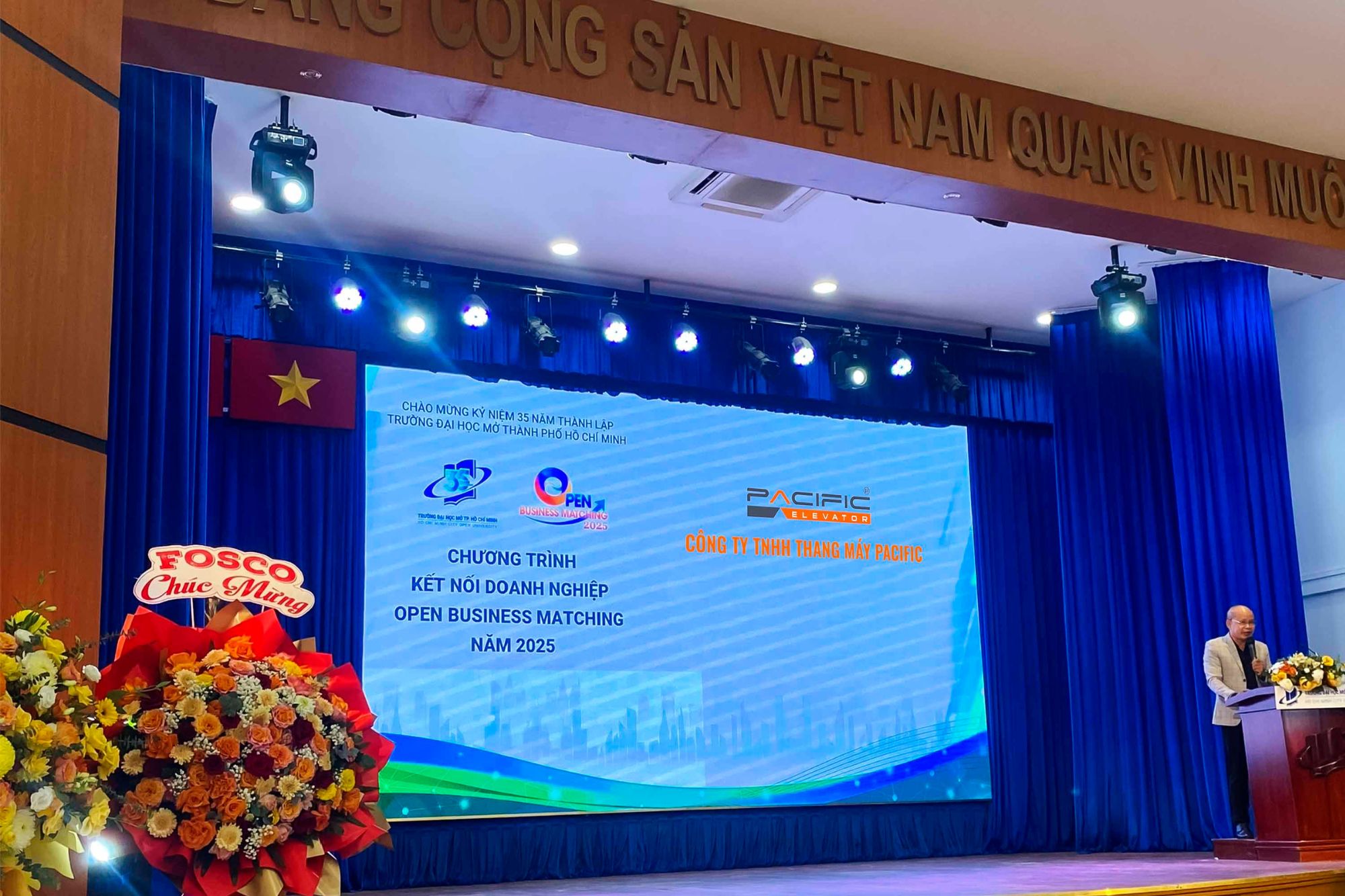Thang Máy Pacific tham gia chương trình kết nối doanh nghiệp 2025 tại Đại học Mở TPHCM