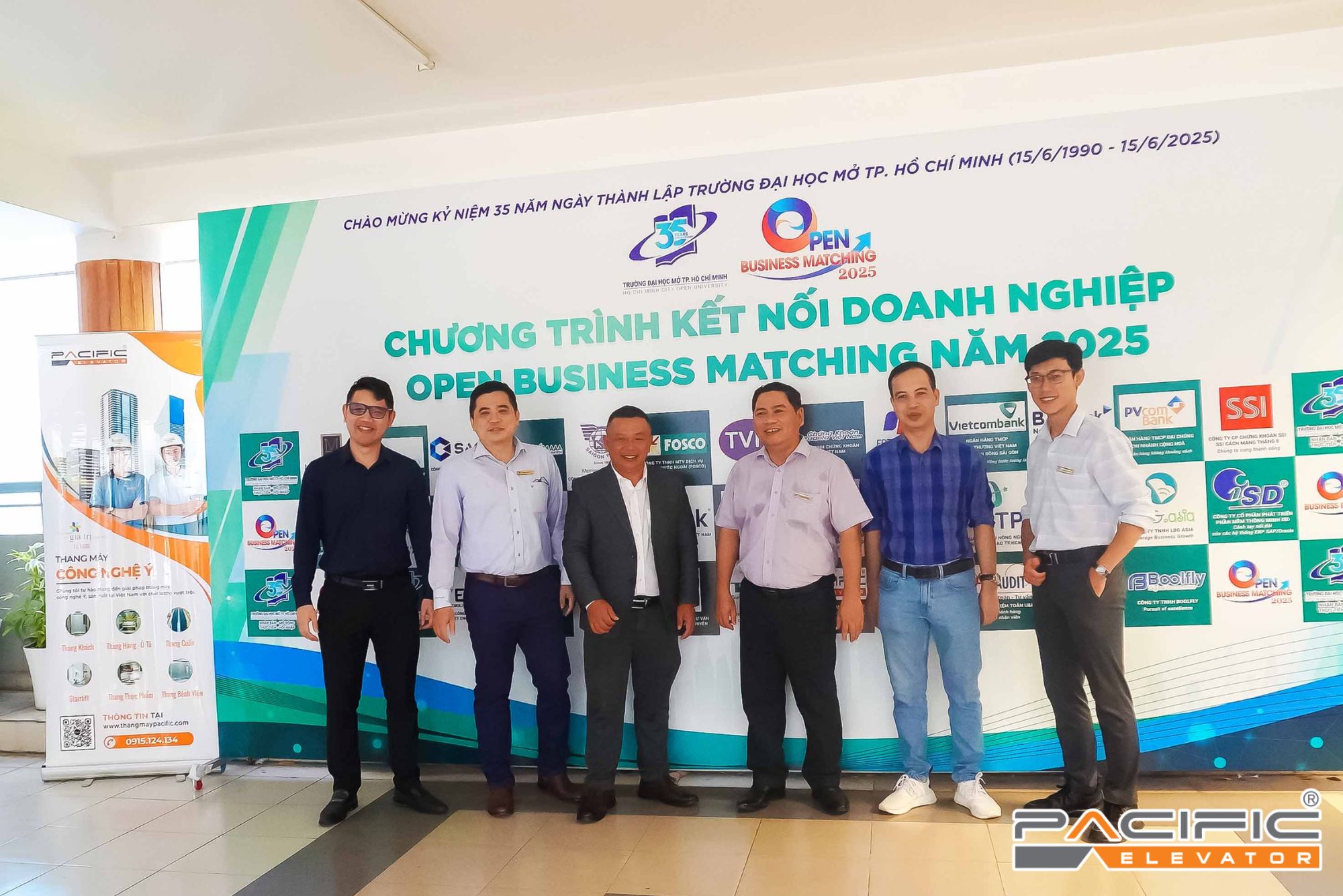 Thang Máy Pacific tham gia chương trình kết nối doanh nghiệp 2025 tại Đại học Mở TPHCM