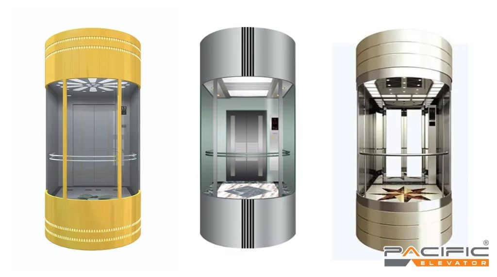 thang máy lồng kính tròn