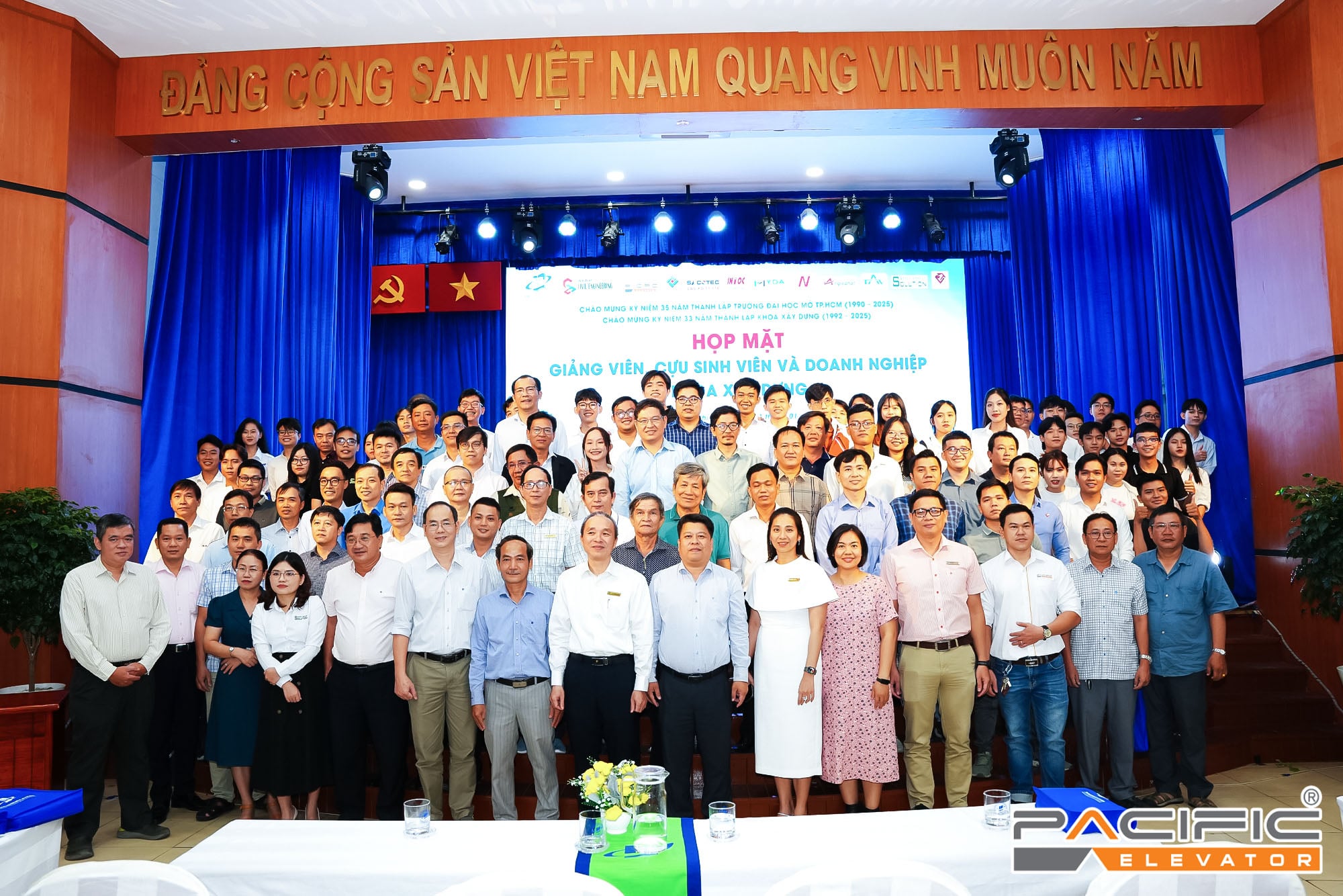 Thang Máy Pacfic nhà tài trợ kim cương cho lễ kỉ niệm 33 năm thành lập