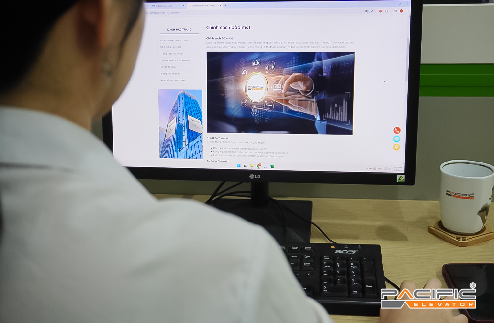 chính sách giải quyết tranh chấp thang máy pacific