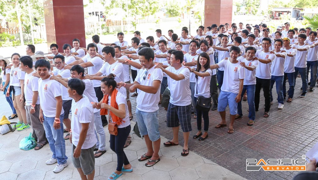 Hoạt động team-building của Công ty TNHH Thang Máy Pacific