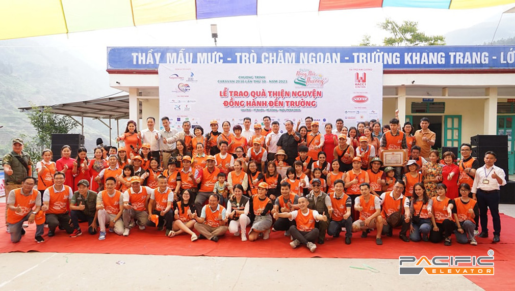 Thang Máy Pacific tham gia Chương trình Đồng Hành Đến Trường
