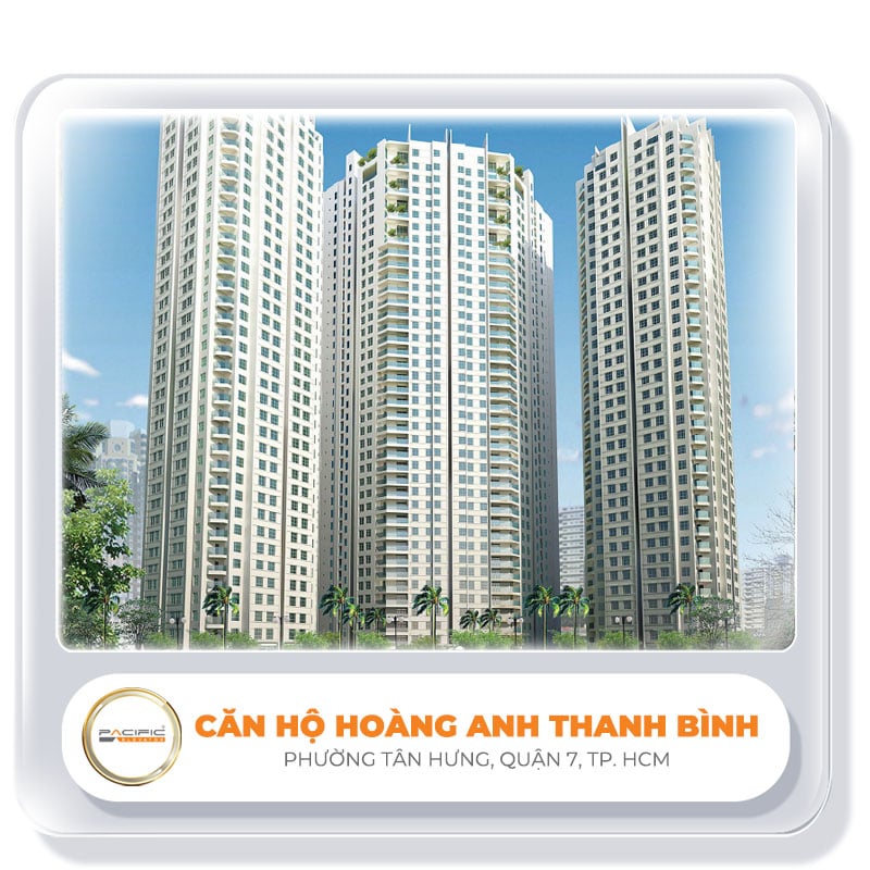 Thang máy Pacific lắp đặy thang máy tại KHU CĂN HỘ HOÀNG ANH THANH BÌNH
