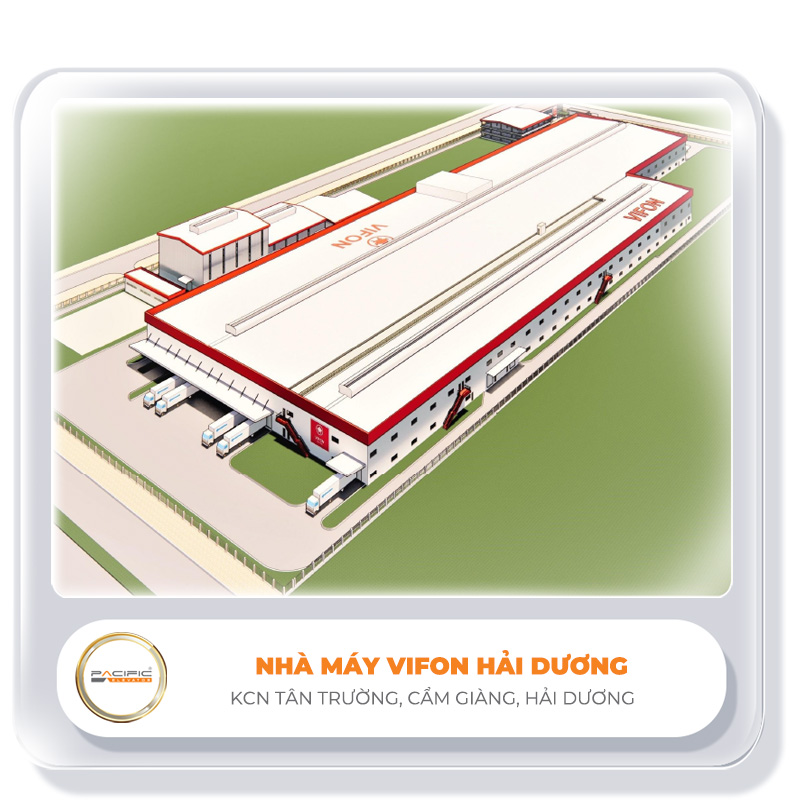 Hình ảnh Thang máy Pacific lắp đặy thang máy tại Nhà Máy Chế Biến Thực Phẩm Vifon Hải Dương