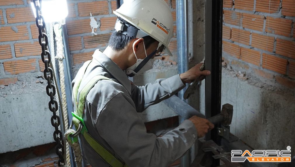 kỹ thuật Pacific lắp đặt thang máy gia đình tại Quảng Ninh