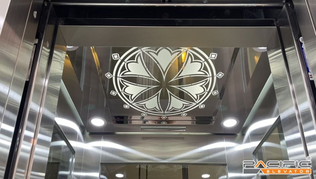 đèn chiếu sáng trong thang máy