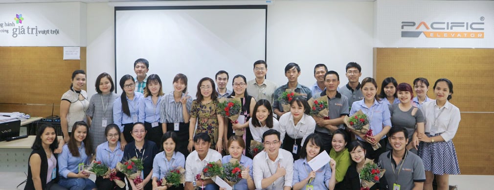 Cán bộ nhân viên Thang Máy Pacific