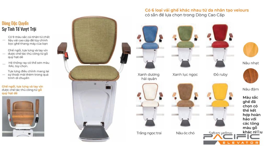 ghế thang máy giá rẻ