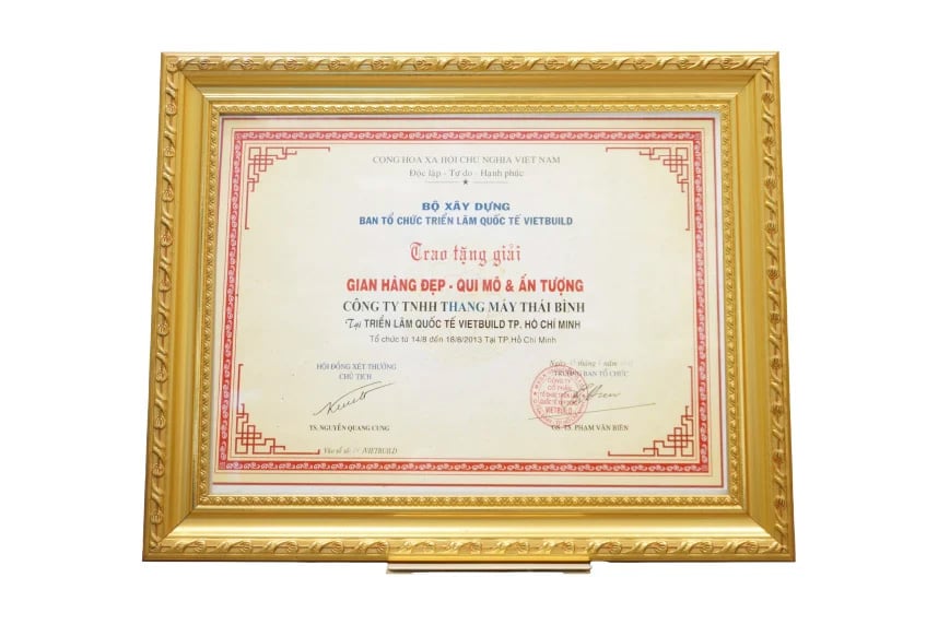 Giấy chứng nhận Công ty Thang Máy Pacific