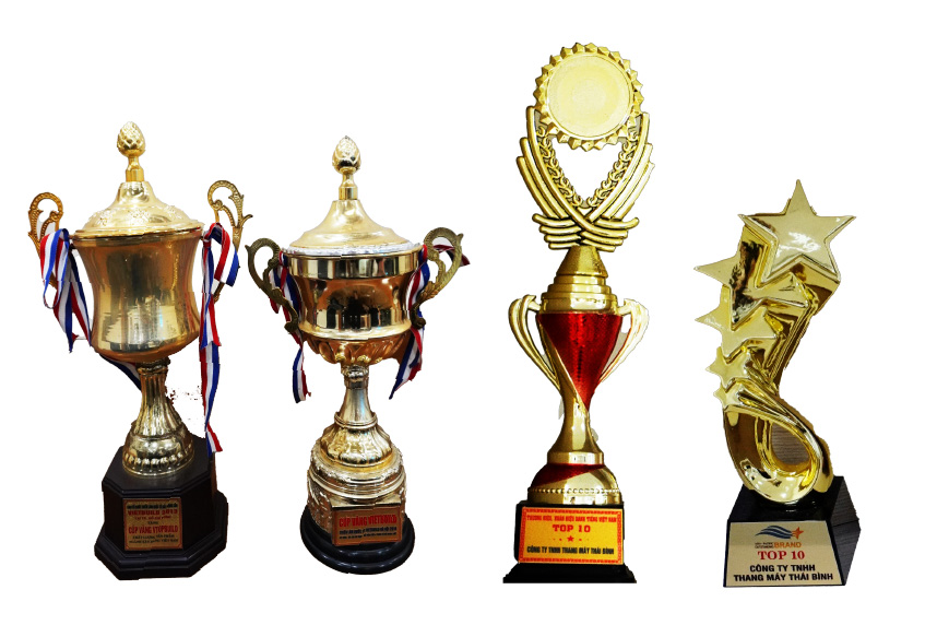 Hình ảnh các giải thưởng và chứng nhận của Thang Máy Pacific