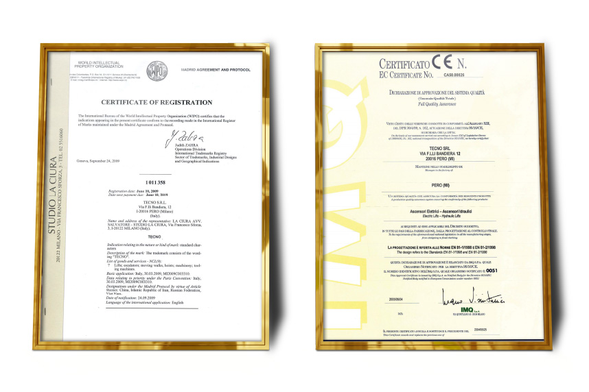 Hình ảnh các giải thưởng và chứng nhận của Thang Máy Pacific