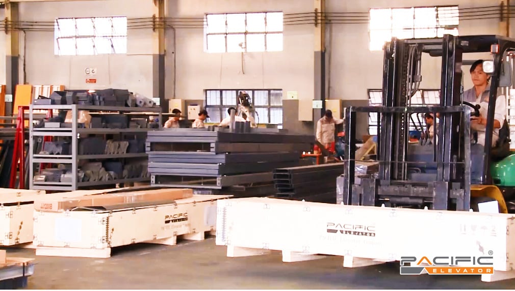 Hình ảnh Nhà Máy Sản Xuất Thang Máy Pacific
