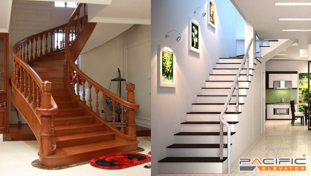 thang ghế stairlift lắp đặt đa dạng loại cầu thang