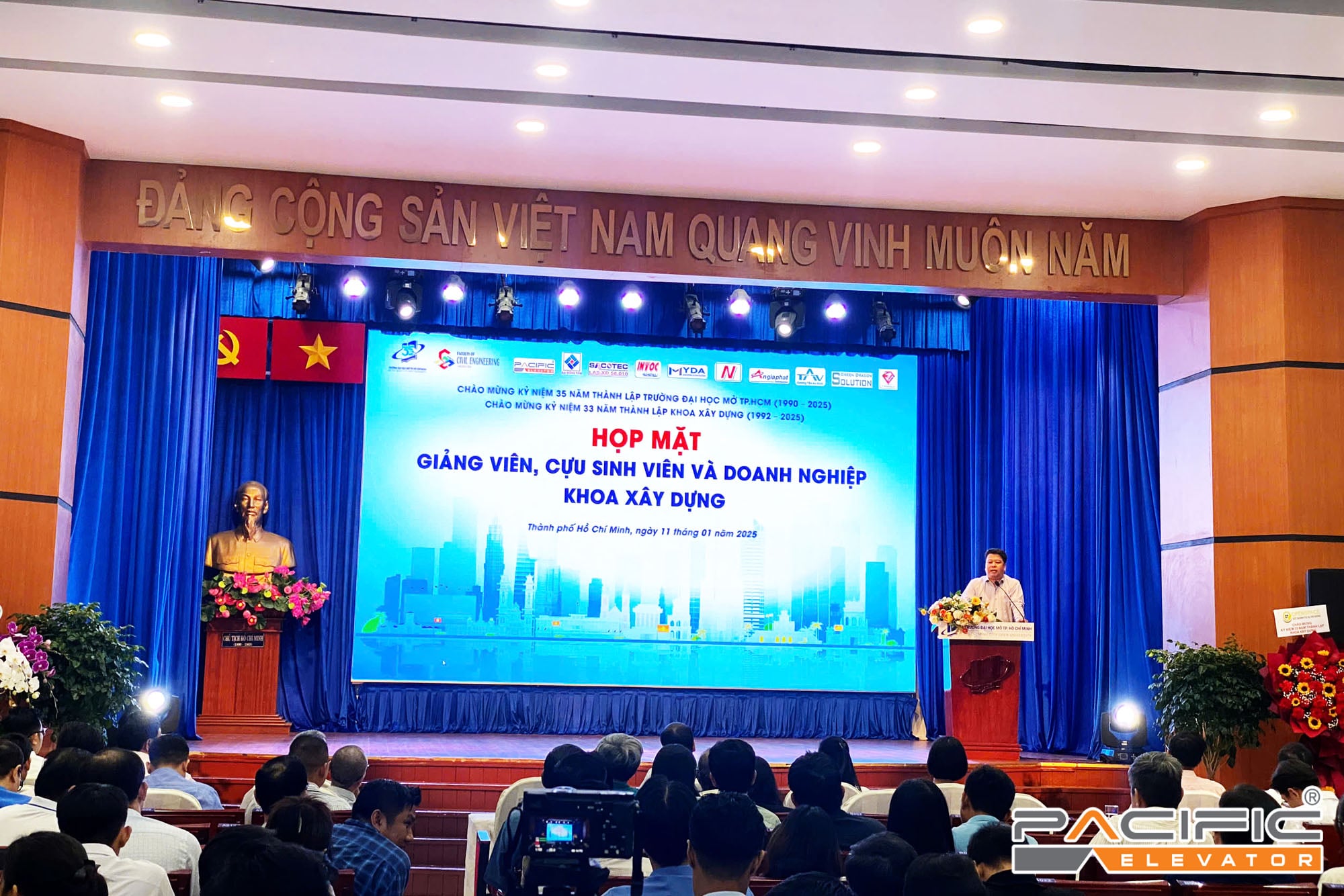 Thang Máy Pacfic nhà tài trợ kim cương cho lễ kỉ niệm 33 năm thành lập