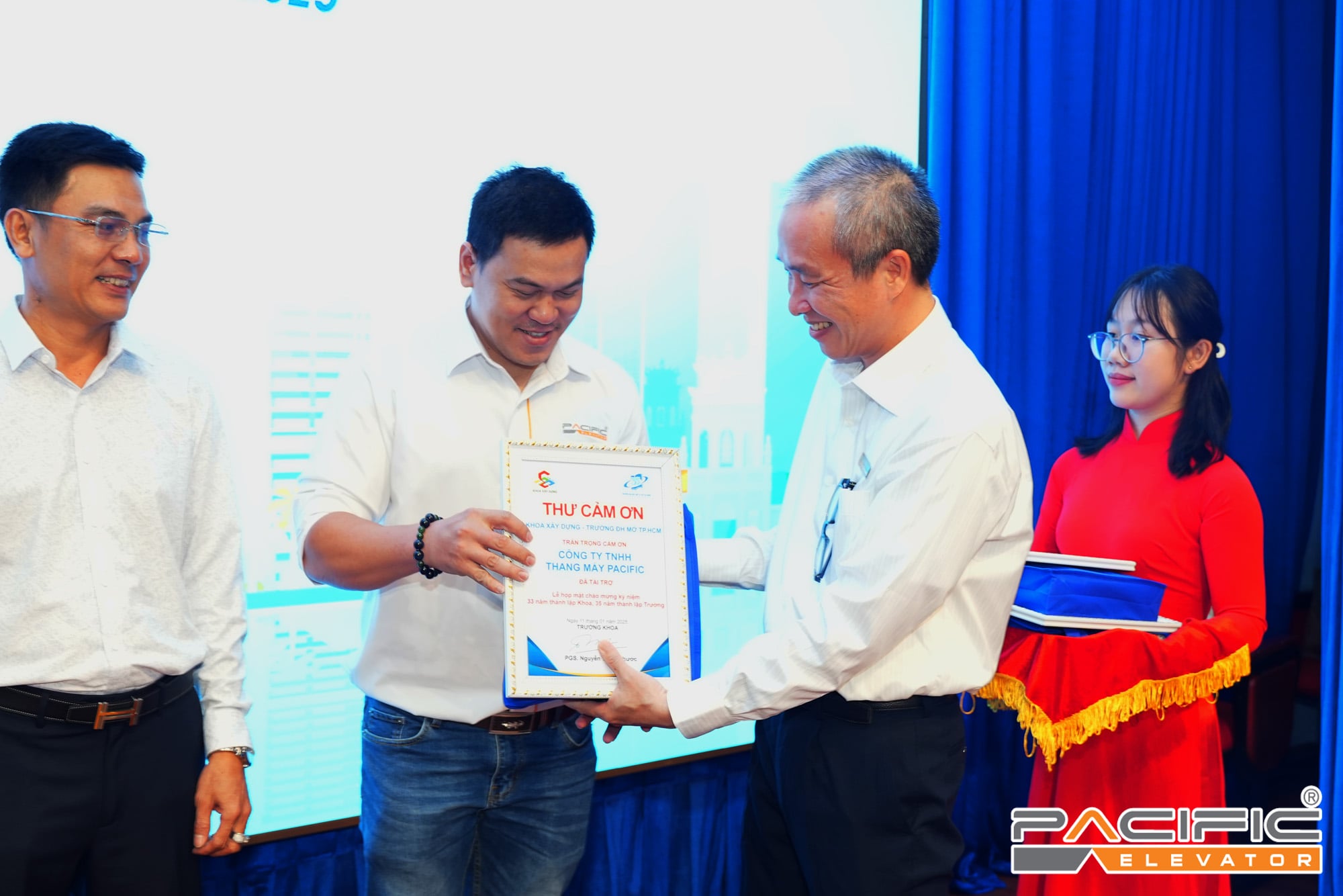 Thang Máy Pacfic nhà tài trợ kim cương cho lễ kỉ niệm 33 năm thành lập