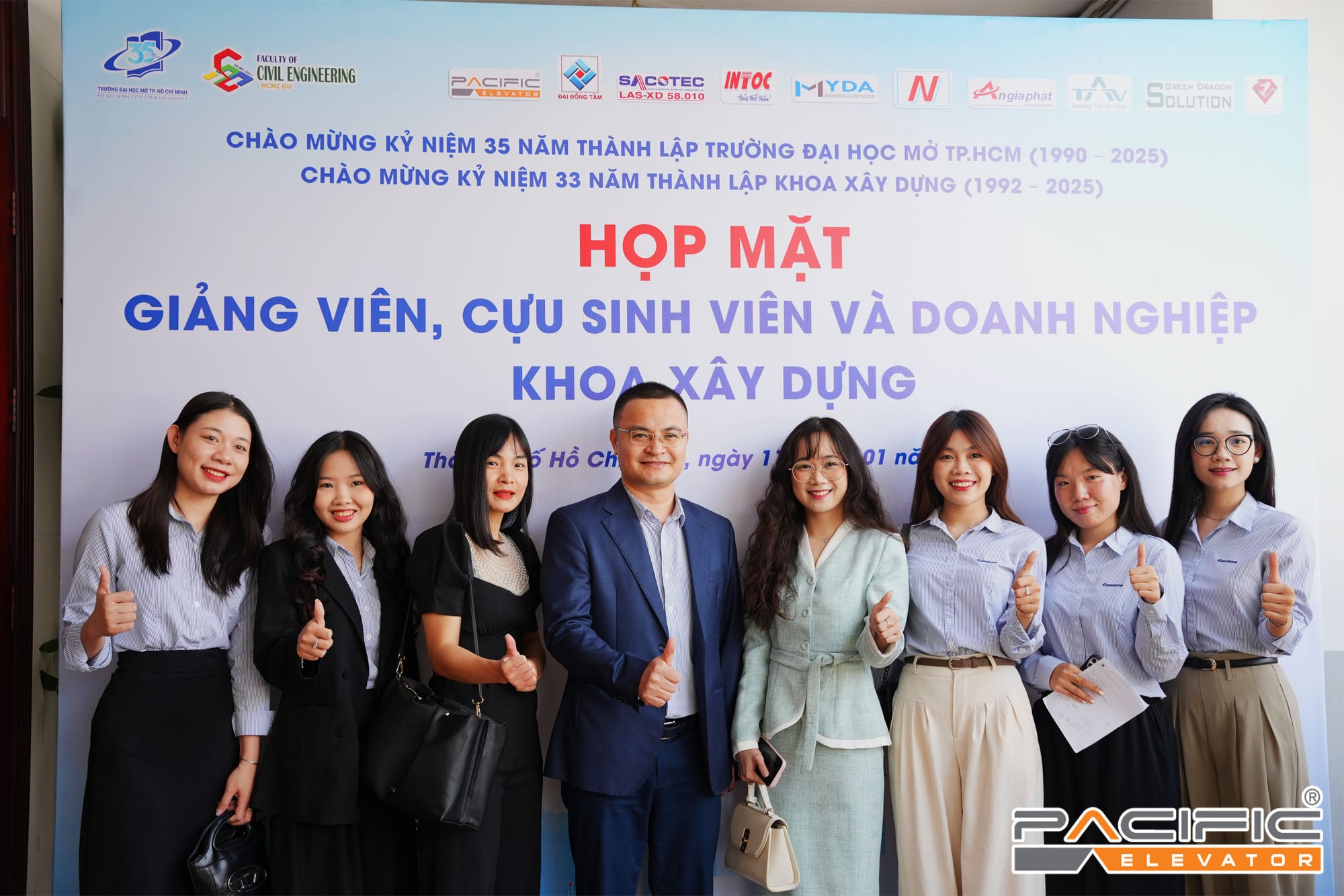 Thang Máy Pacfic nhà tài trợ kim cương cho lễ kỉ niệm 33 năm thành lập