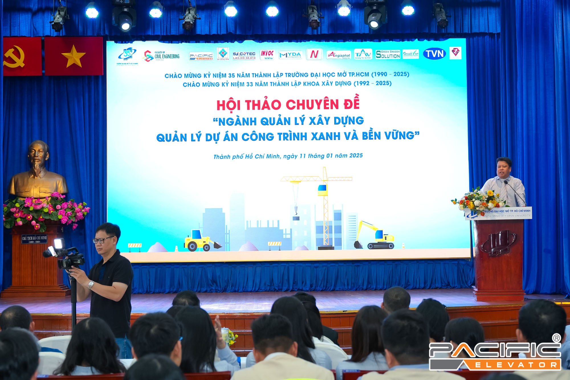 Thang Máy Pacfic nhà tài trợ kim cương cho lễ kỉ niệm 33 năm thành lập