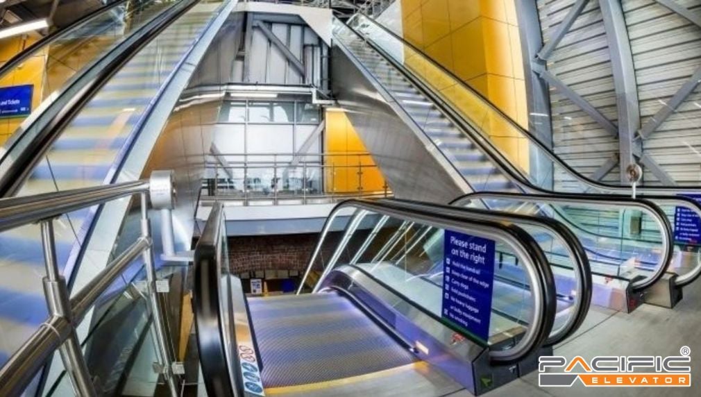 lưu ý khi sử dụng thang cuốn