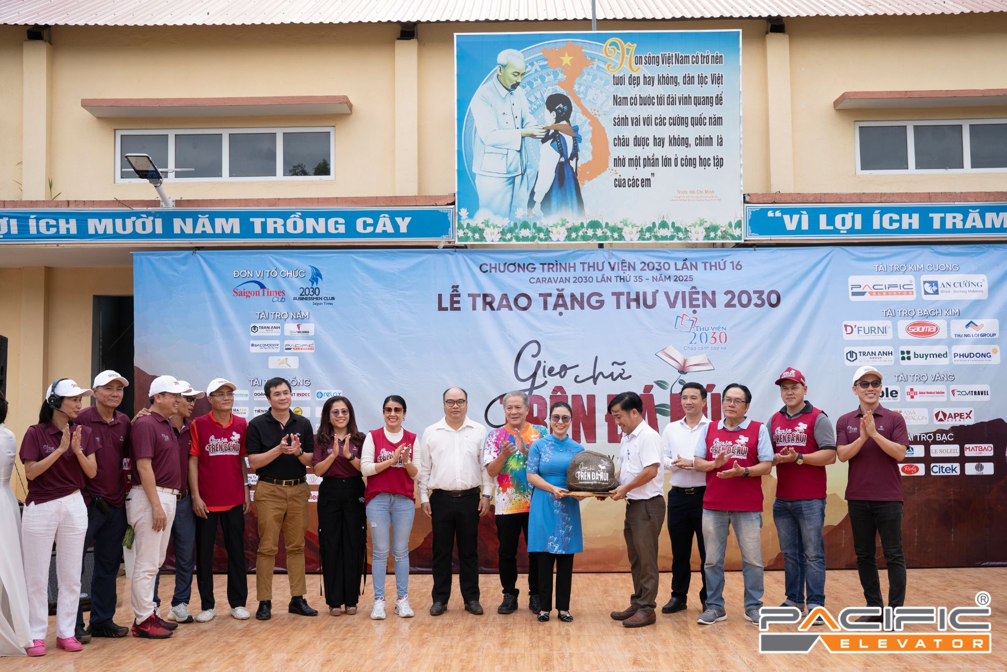 Thang Máy Pacific đồng hành cùng Caravan 2030 lần thứ 32 – “Gieo Chữ Trên Đá Núi”