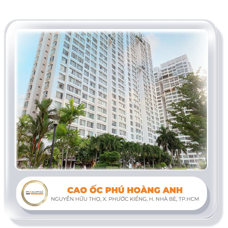 Thang máy Pacific lắp đặy thang máy tại CAO ỐC PHÚ HOÀNG ANH