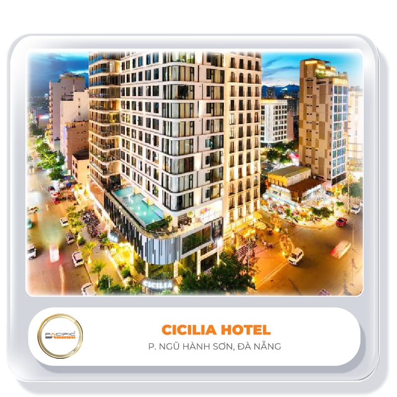 Thang máy Pacific lắp đặy thang máy tại&nbsp;Cicilia Hotel, Đà Nẵng