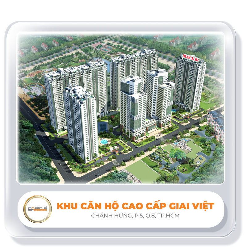 Thang máy Pacific lắp đặy thang máy tại KHU CĂN HỘ CAO CẤP GIAI VIỆT