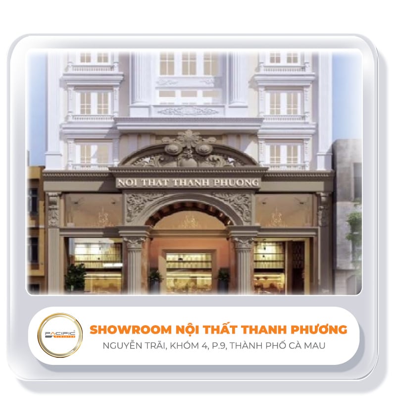 Thang máy Pacific lắp đặy thang máy tại Showroom Nội Thất Thanh Phương, Cà Mau
