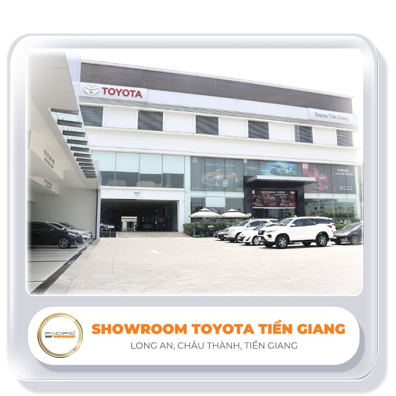 Thang máy Pacific lắp đặy thang máy tại Showroom Toyota Tiền Giang