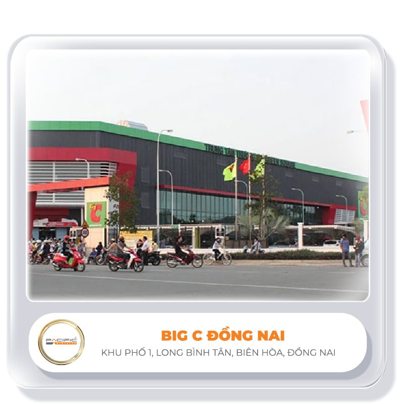 Thang máy Pacific lắp đặy thang máy, thang cuốn tại BIG C ĐỒNG NAI