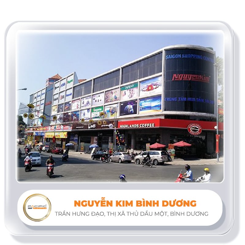 Thang máy Pacific lắp đặy thang máy, thang cuốn tại NGUYỄN KIM BÌNH DƯƠNG