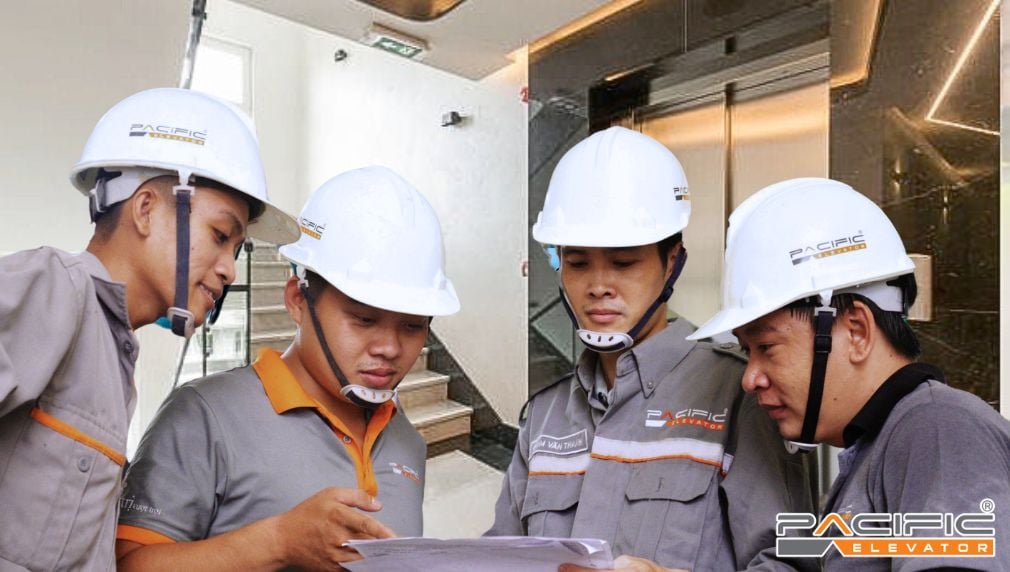 hình ảnh kỹ thuật Pacific lắp đặt Thang Ghế Stairlift