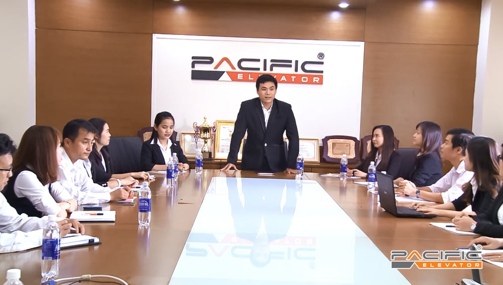 Hình ảnh thang máy Pacific - chương trình đào tạo nhân sự