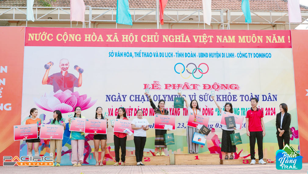 Một số hình ảnh Thang Máy Pacific đồng hành cùng Sự kiện Brăh Yàng Trail 2024